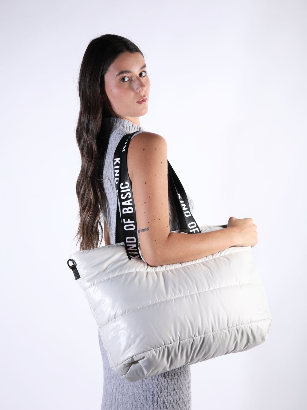 Basic white croco bag | Street Style Store | SSS